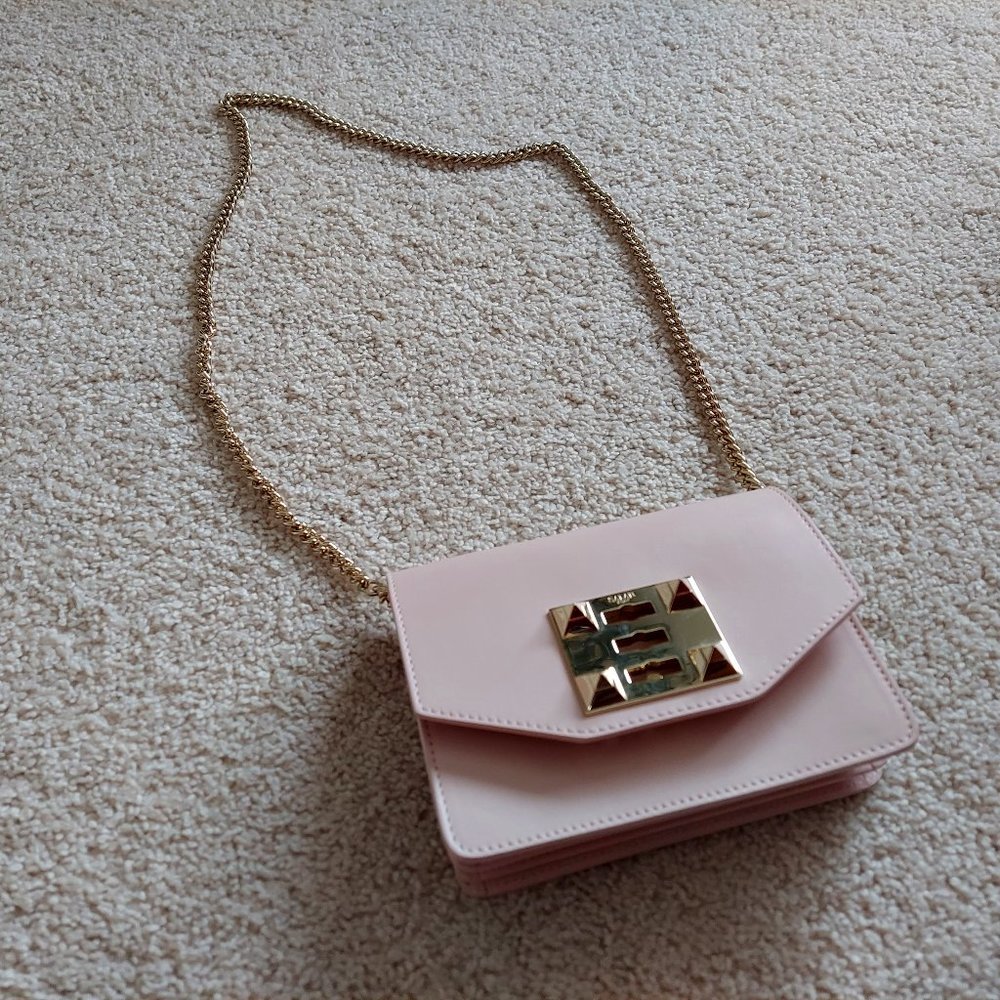 SALAR Sylvie Belt Bag Chain Strap Shoulder Bag-Pink